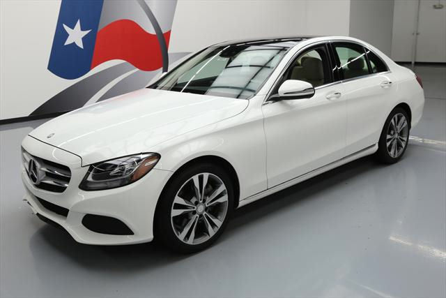 2016 Mercedes-Benz C-Class (White/Tan)