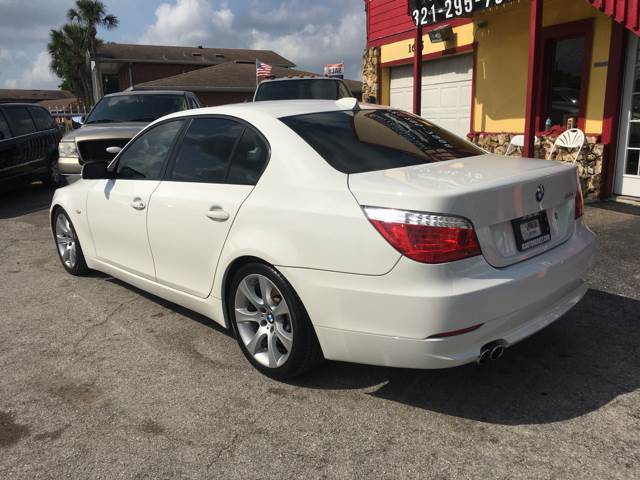 2008 BMW 5-Series (White/Beige)