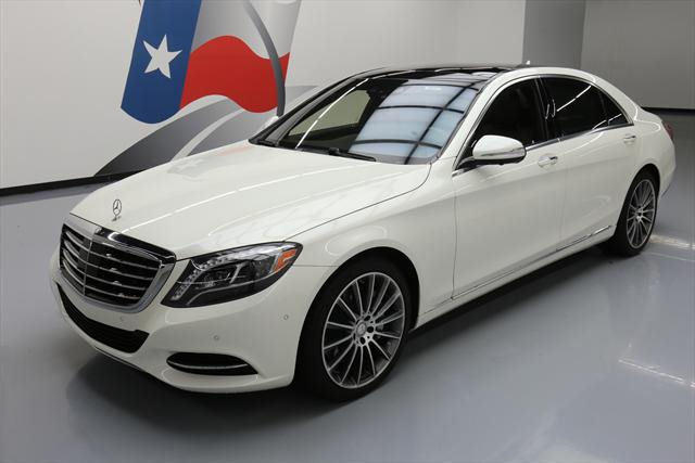 2015 Mercedes-Benz S-Class (White/Brown)