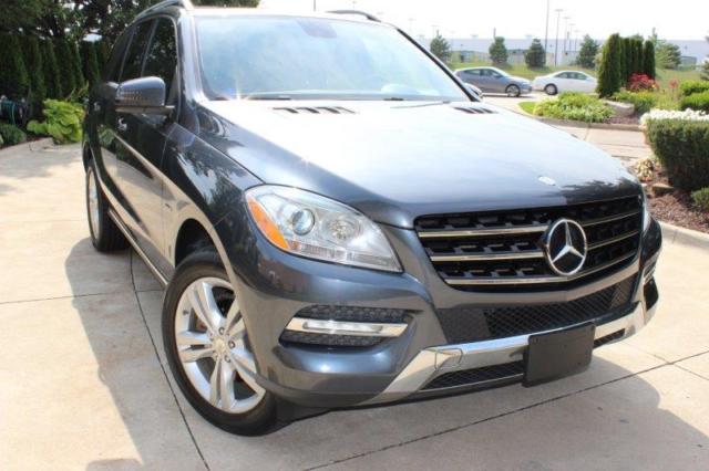 2012 Mercedes-Benz M-Class (GRAY METALLIC/BLACK LEATHER)