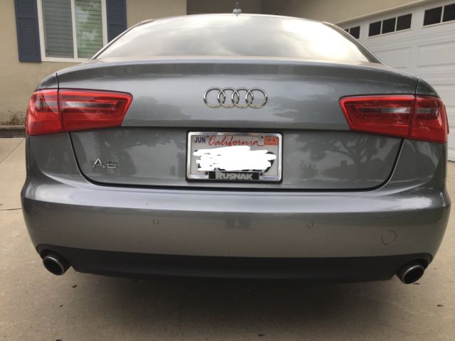 2013 Audi A6 (Gray/Black)