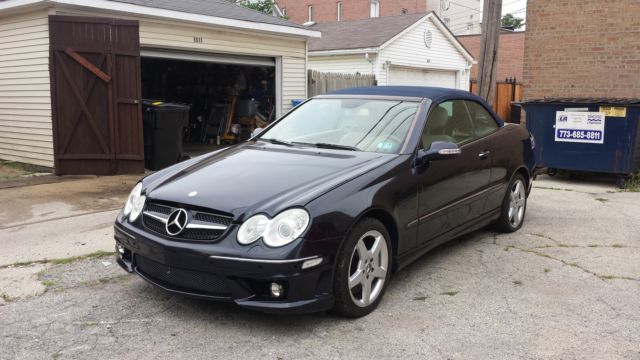 2007 Mercedes-Benz CLK-Class (Blue/Tan)