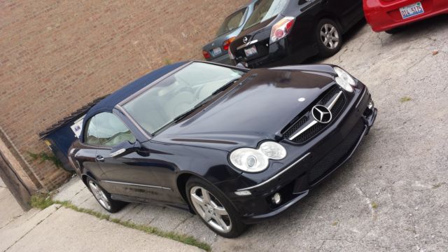 2007 Mercedes-Benz CLK-Class (Blue/Tan)