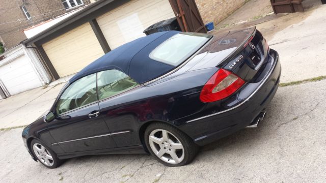 2007 Mercedes-Benz CLK-Class (Blue/Tan)