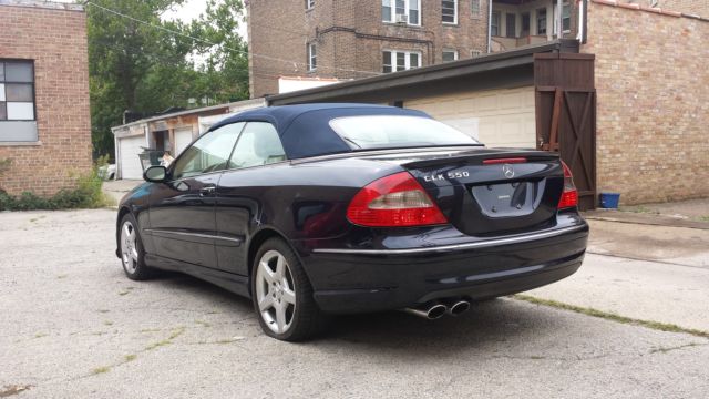 2007 Mercedes-Benz CLK-Class (Blue/Tan)