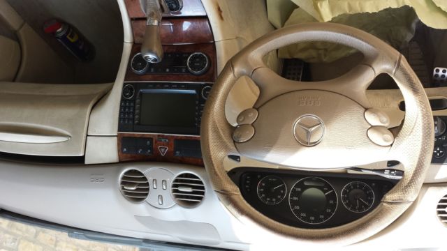 2007 Mercedes-Benz CLK-Class (Blue/Tan)