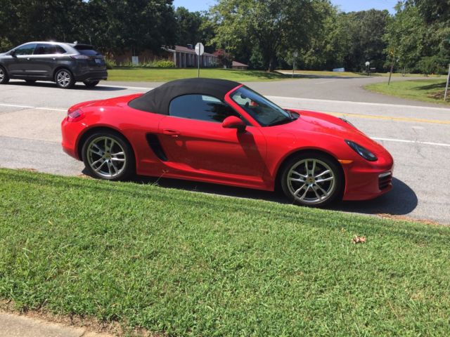 2014 Porsche Boxster (Red/Black)