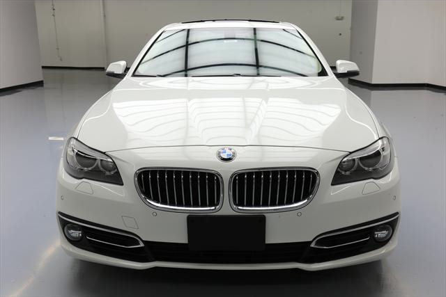 2014 BMW 5-Series (White/Brown)
