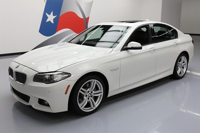 2014 BMW 5-Series (White/Brown)