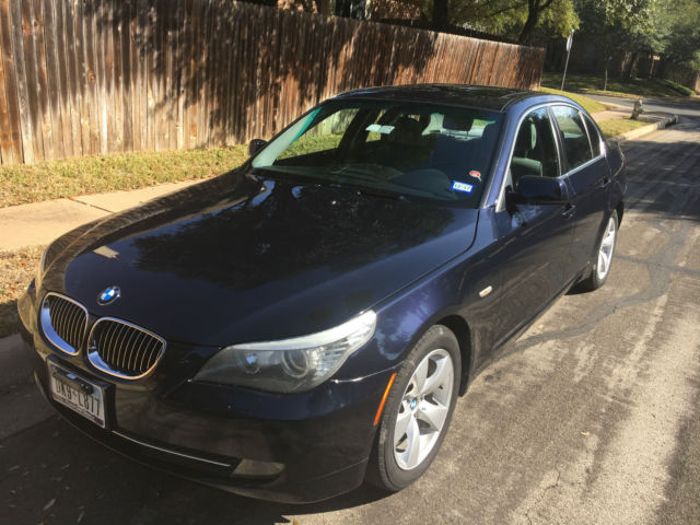 2008 BMW 5-Series (Blue/Gray)