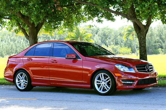 2013 Mercedes-Benz C-Class (Red/Black)