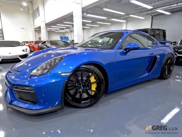 2016 Porsche Cayman (Blue/Black)