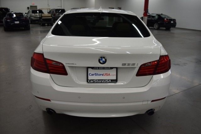 2012 BMW 5-Series (White/Beige)