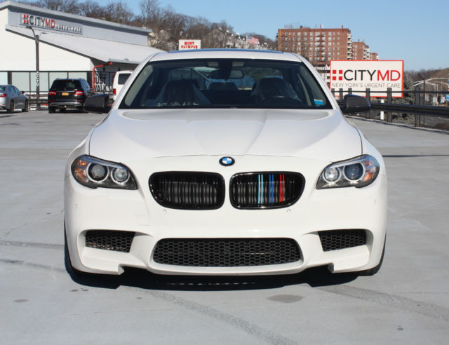 2014 BMW 5-Series (White/Brown)