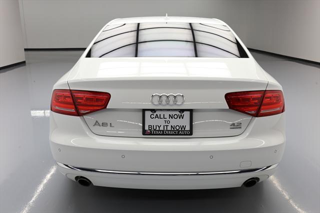 2012 Audi A8 (White/Brown)