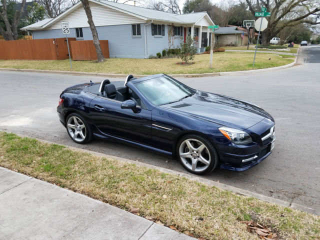 2015 Mercedes-Benz SLK-Class (Blue/Black)