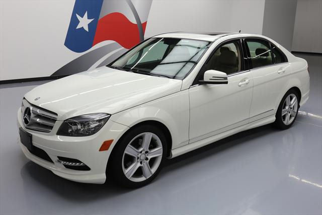 2011 Mercedes-Benz C-Class (White/Tan)