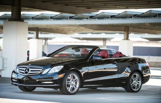 2012 Mercedes-Benz E-Class (Black/Red)