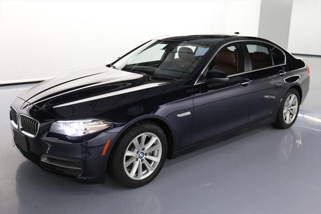 2014 BMW 5-Series (Blue/Brown)