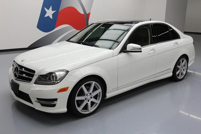 2013 Mercedes-Benz C-Class (White/Tan)