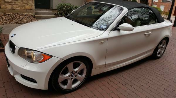 2008 BMW 1-Series (White/Tan)