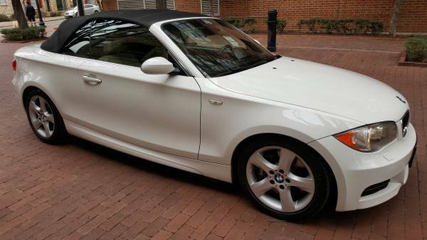 2008 BMW 1-Series (White/Tan)