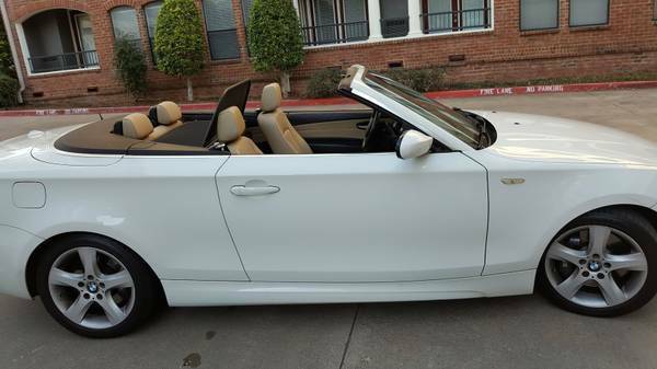 2008 BMW 1-Series (White/Tan)