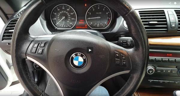 2008 BMW 1-Series (White/Tan)
