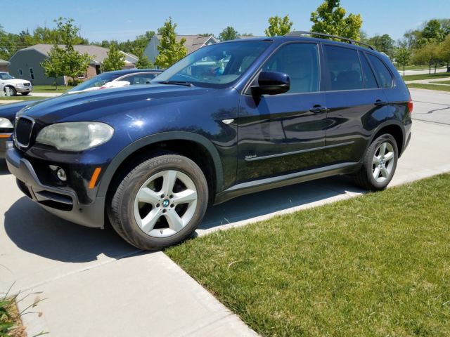 2007 BMW X5 (Monaco Blue Metallic/Sand Beige Nevada Leather)