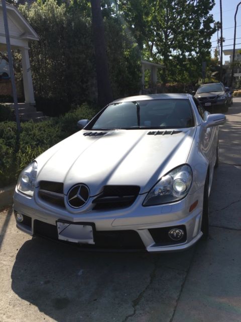 2009 Mercedes-Benz SLK-Class (Silver/Black)