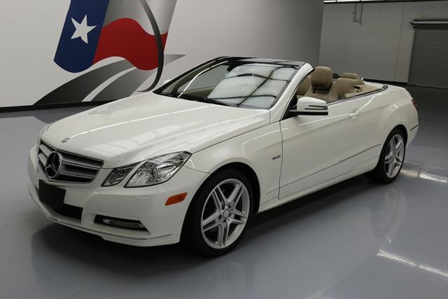 2012 Mercedes-Benz E-Class (White/Tan)