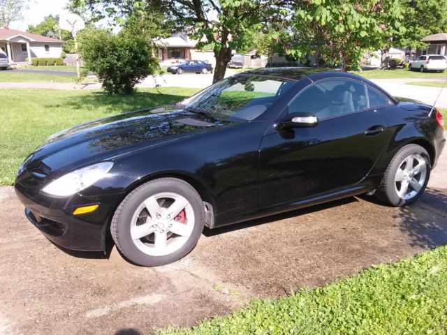 2008 Mercedes-Benz SLK-Class (Black/Black)