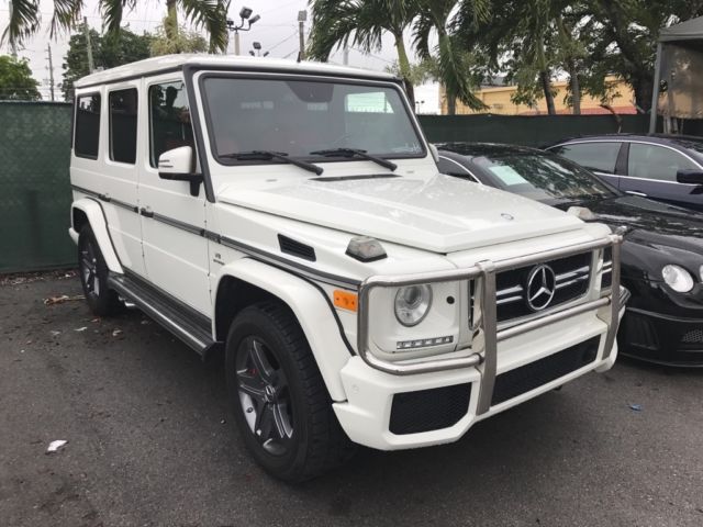 2013 Mercedes-Benz G-Class (White/Red)