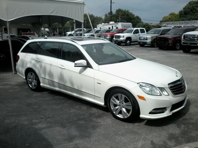 2012 Mercedes-Benz E-Class (White/Tan)