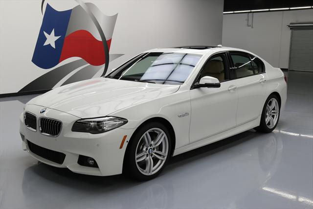 2014 BMW 5-Series (White/Tan)