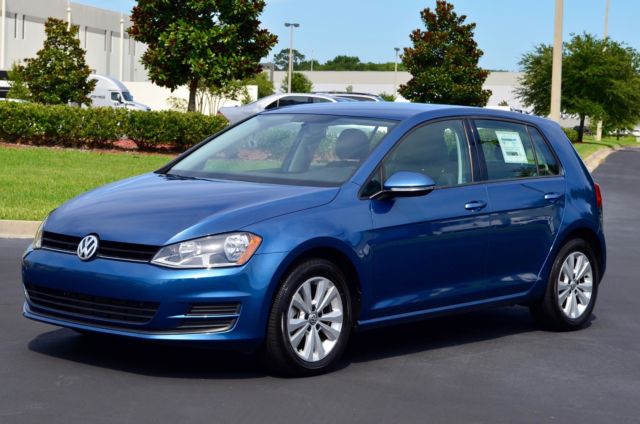 2015 Volkswagen Golf (Blue/Black)