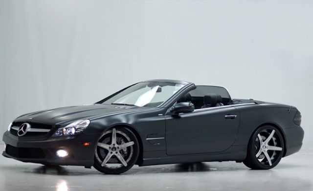 2011 Mercedes-Benz SL-Class (Magno Night Black (Matte Finish))/Black)