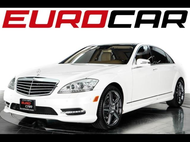 2010 Mercedes-Benz S-Class (White/Tan)