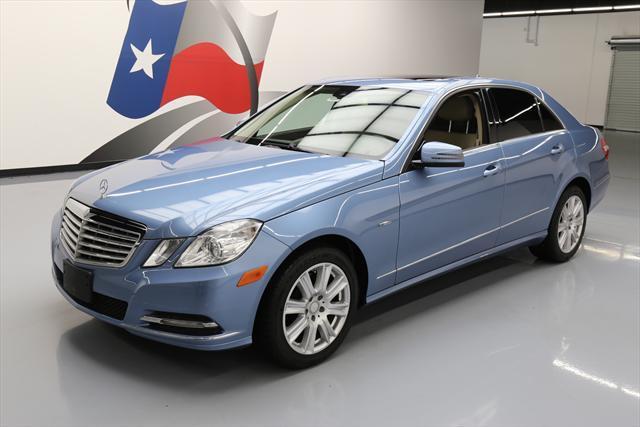 2012 Mercedes-Benz E-Class (Blue/Tan)