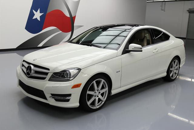 2012 Mercedes-Benz C-Class (White/Tan)