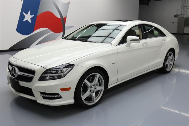 2012 Mercedes-Benz CLS-Class (White/Tan)