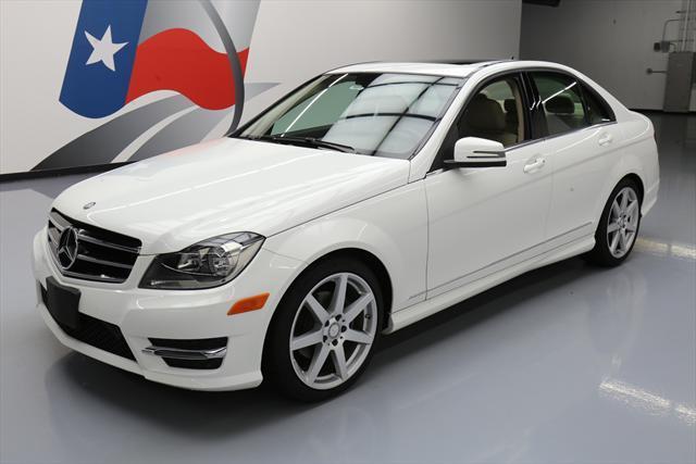 2014 Mercedes-Benz C-Class (White/Tan)