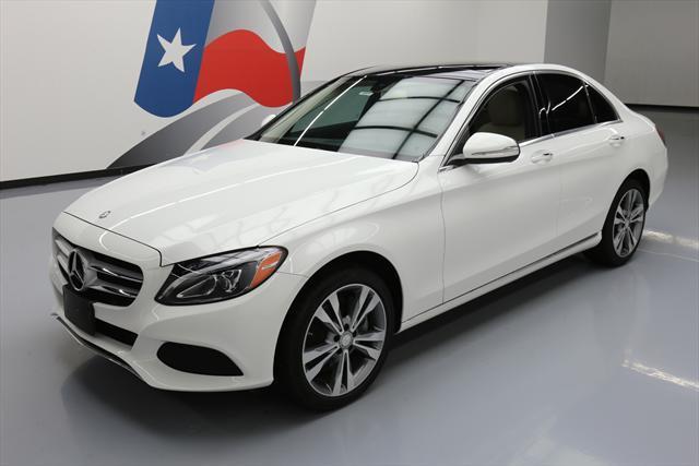 2015 Mercedes-Benz C-Class (White/Tan)