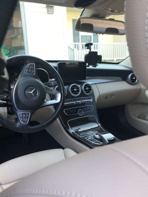 2016 Mercedes-Benz C-Class (Charcoal/Tan leather)