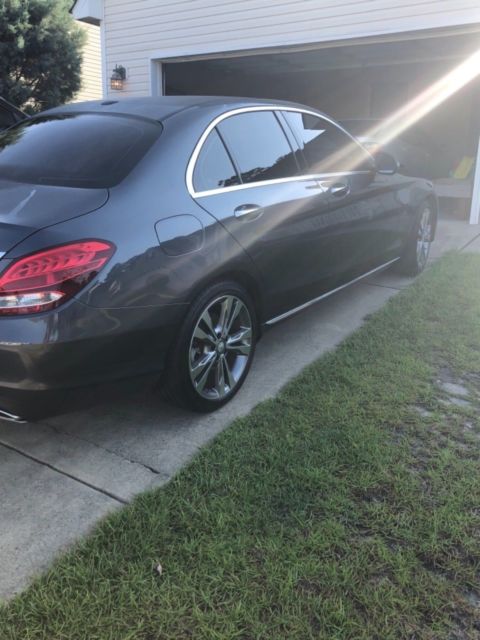 2016 Mercedes-Benz C-Class (Charcoal/Tan leather)