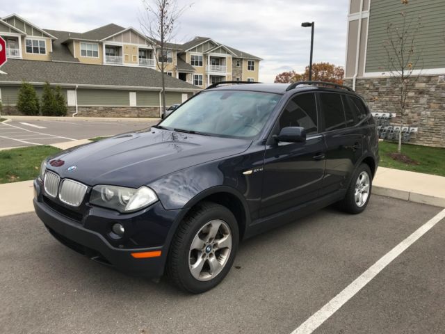 2007 BMW X3 (Blue/Beige)