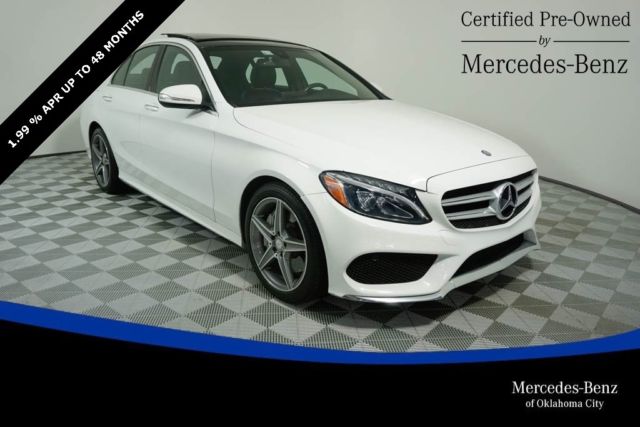 2015 Mercedes-Benz C-Class (White/Black)