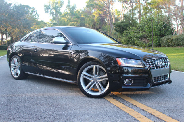 2008 Audi S5 (Black/Tuscan Brown)