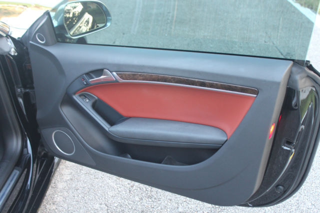 2008 Audi S5 (Black/Tuscan Brown)