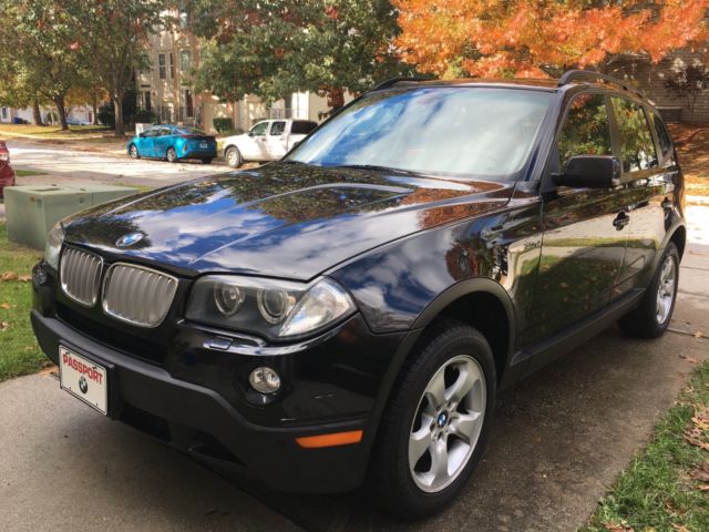 2008 BMW X3 (Black/Tan)